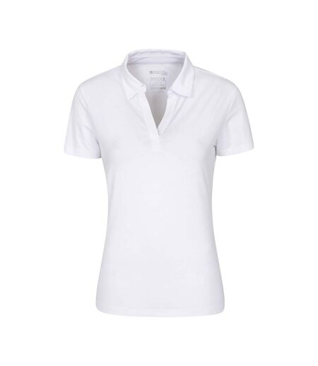 Polo Femme Blanc Mountain Warehouse