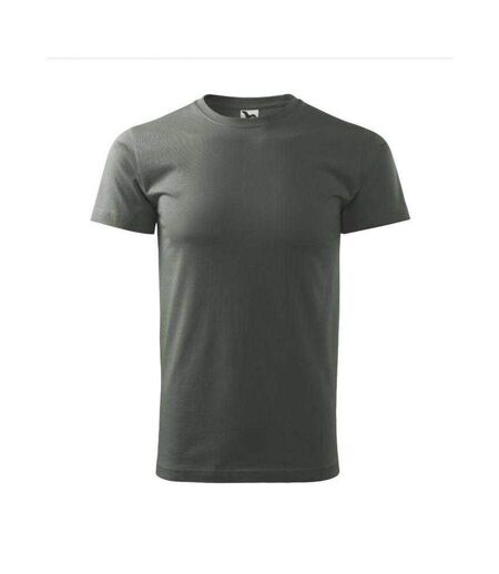 Mens Basic Cotton T-shirt Green Adler