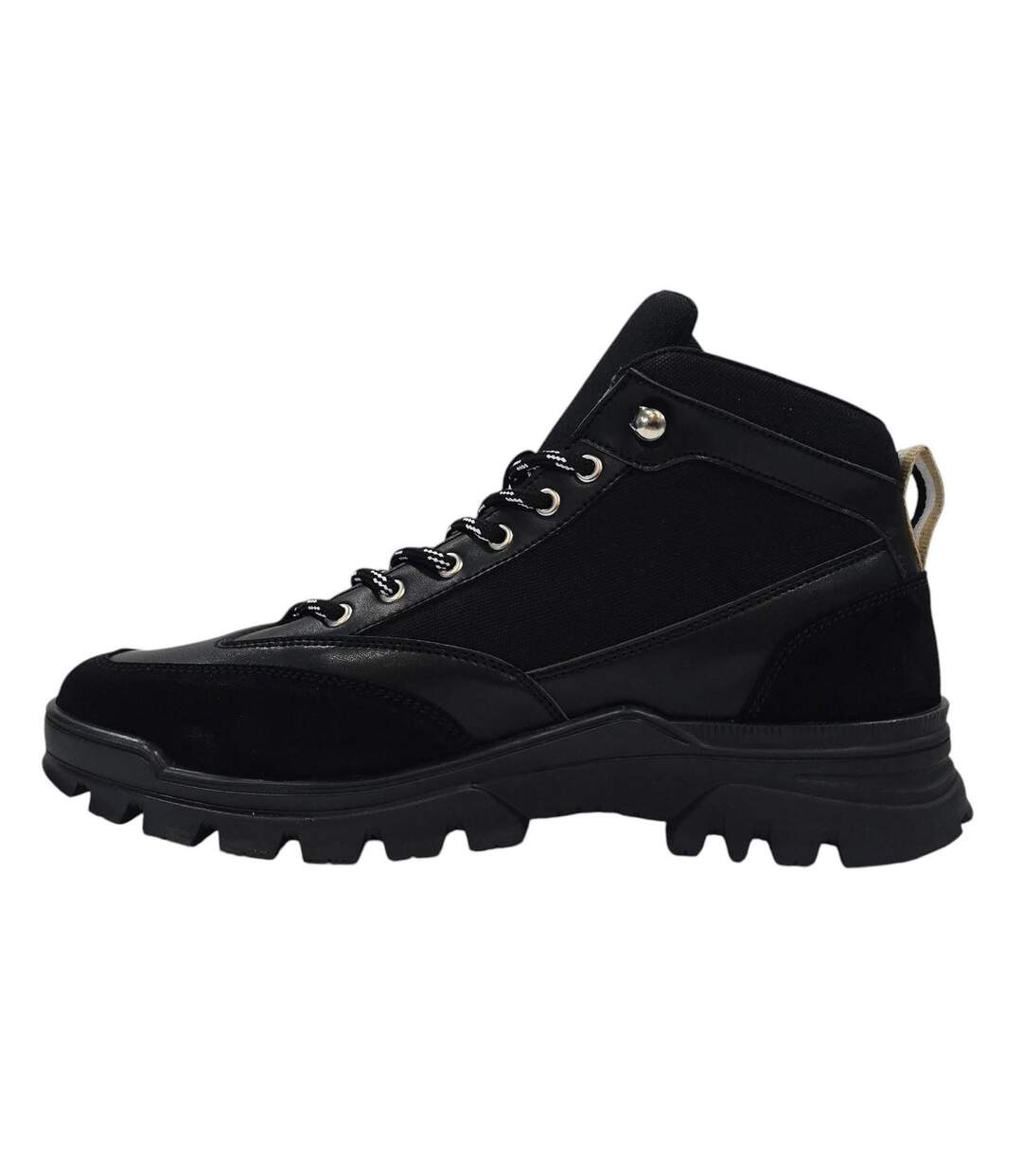 Chaussures Montantes De Randonnée Jason Homme Noir Firetrap-3