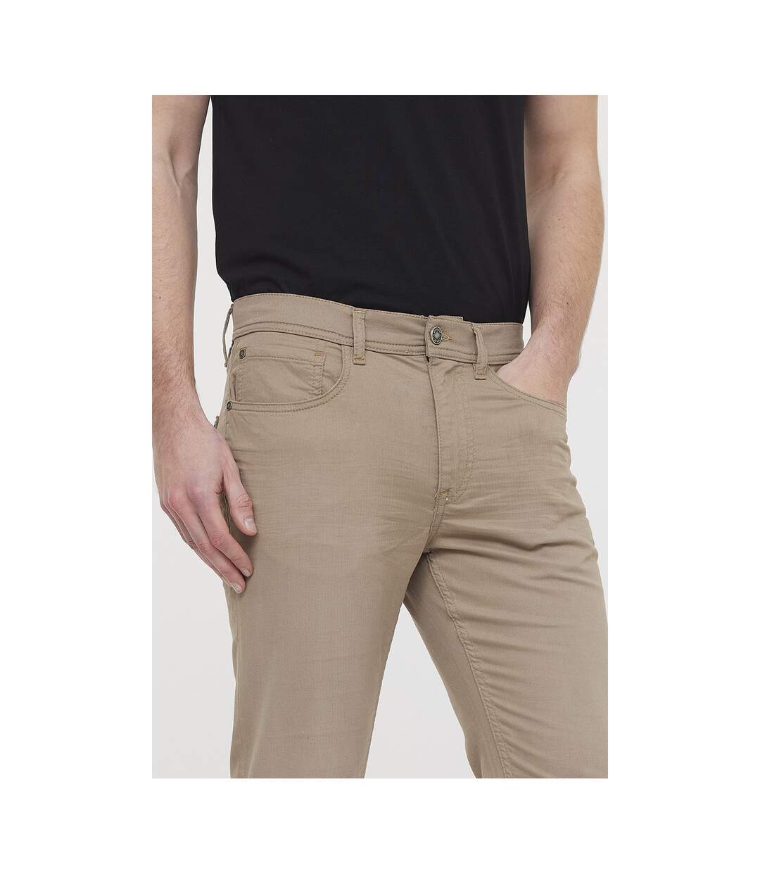 Pantalon coton straight LC122