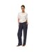 Pantalon De Grossesse Motif/style Rayure Verticale Femme Bleu Marine Foncé Mamalicious-4