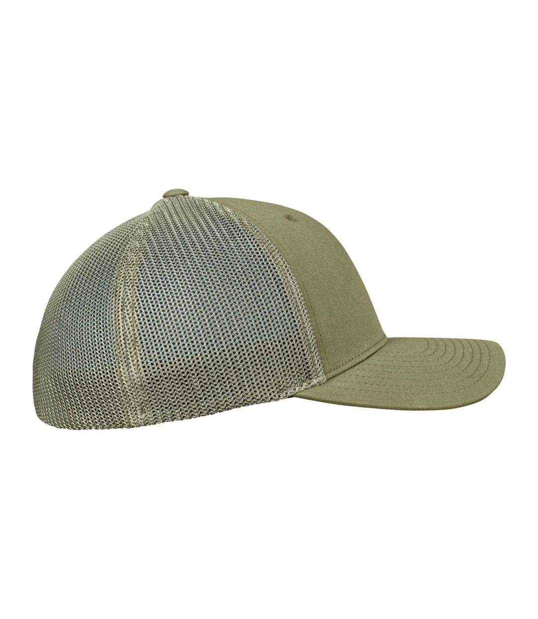 Casquette Trucker Adulte Kaki Foncé Flexfit-4