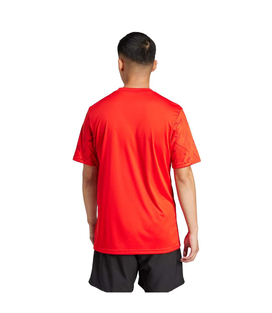 T-shirt Style Motif Géométrique Team Icon Homme Rouge Adidas-4