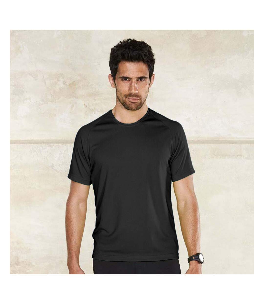 T-shirt sport homme noir Kariban-2