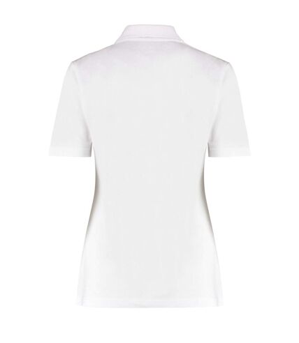 Polo workforce femme blanc Kustom Kit