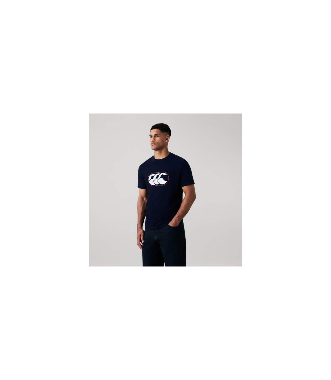 Mens Rakaia 2.0 T-shirt Navy Canterbury-1