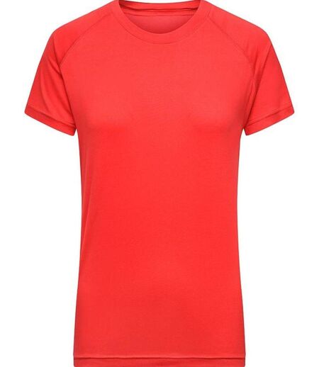 Maillot running en polyester recyclé - Femme - JN519 - rouge