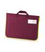 Quadra Hi-Vis Book Bag (Burgundy) (One Size)