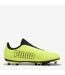 Mens Finesse Leather Firm Ground Football Boots Yellow Black Puma-4