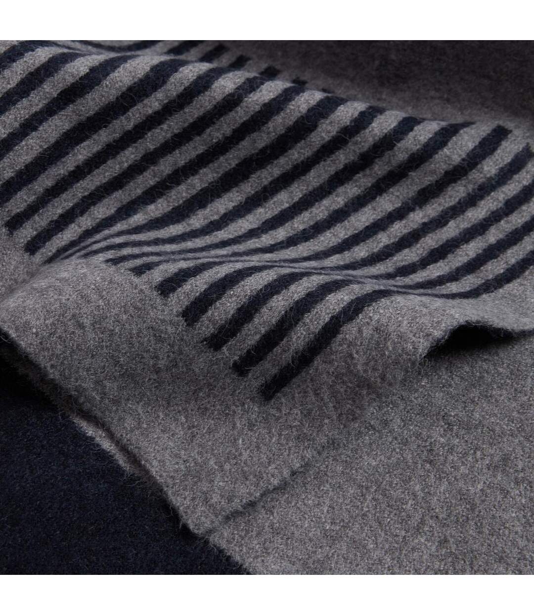 Lettering Knitted Reversible Scarf One Size Grey Ted Baker-4