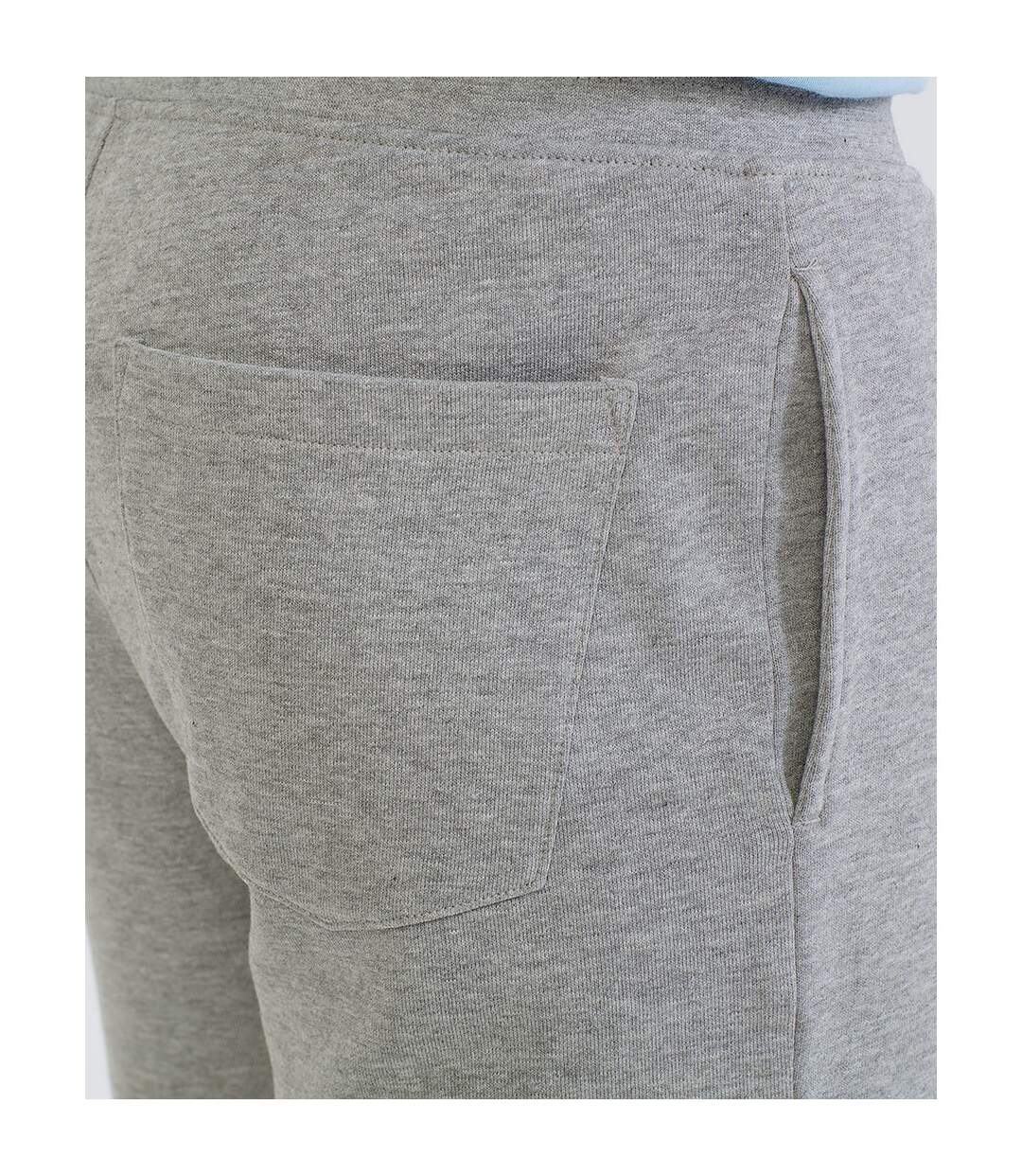 Mens recycled jersey shorts heather grey melange Generic