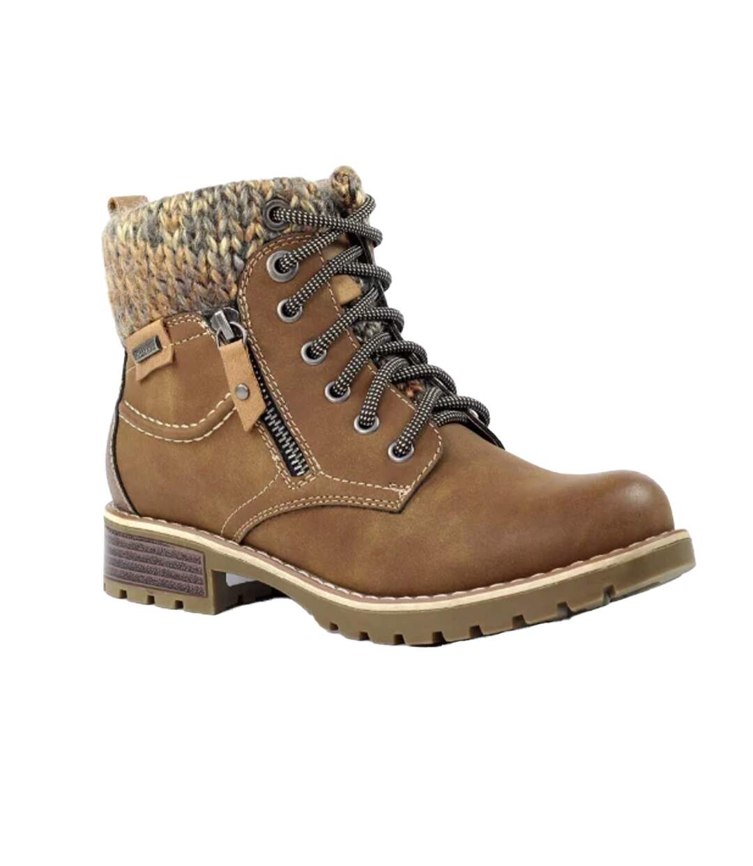 Bottines Millie Femme Marron Clair Lunar-3