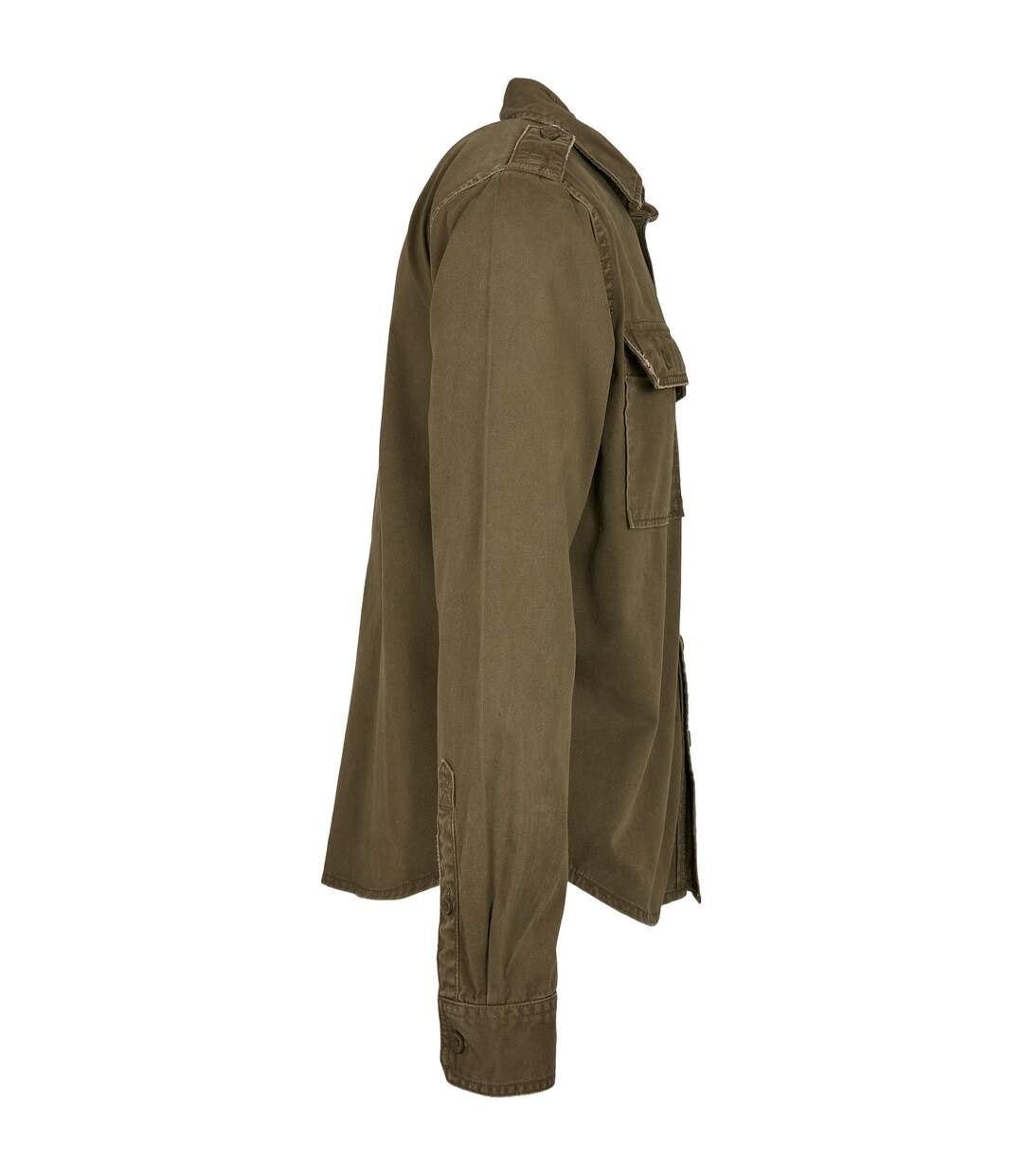 Chemise Manches Longues Homme Olive Build Your Brand-3