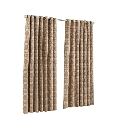 Riva Home Hanover - Ensemble de rideaux à œillets (Beige) (66 x 90 inch) - UTRV446