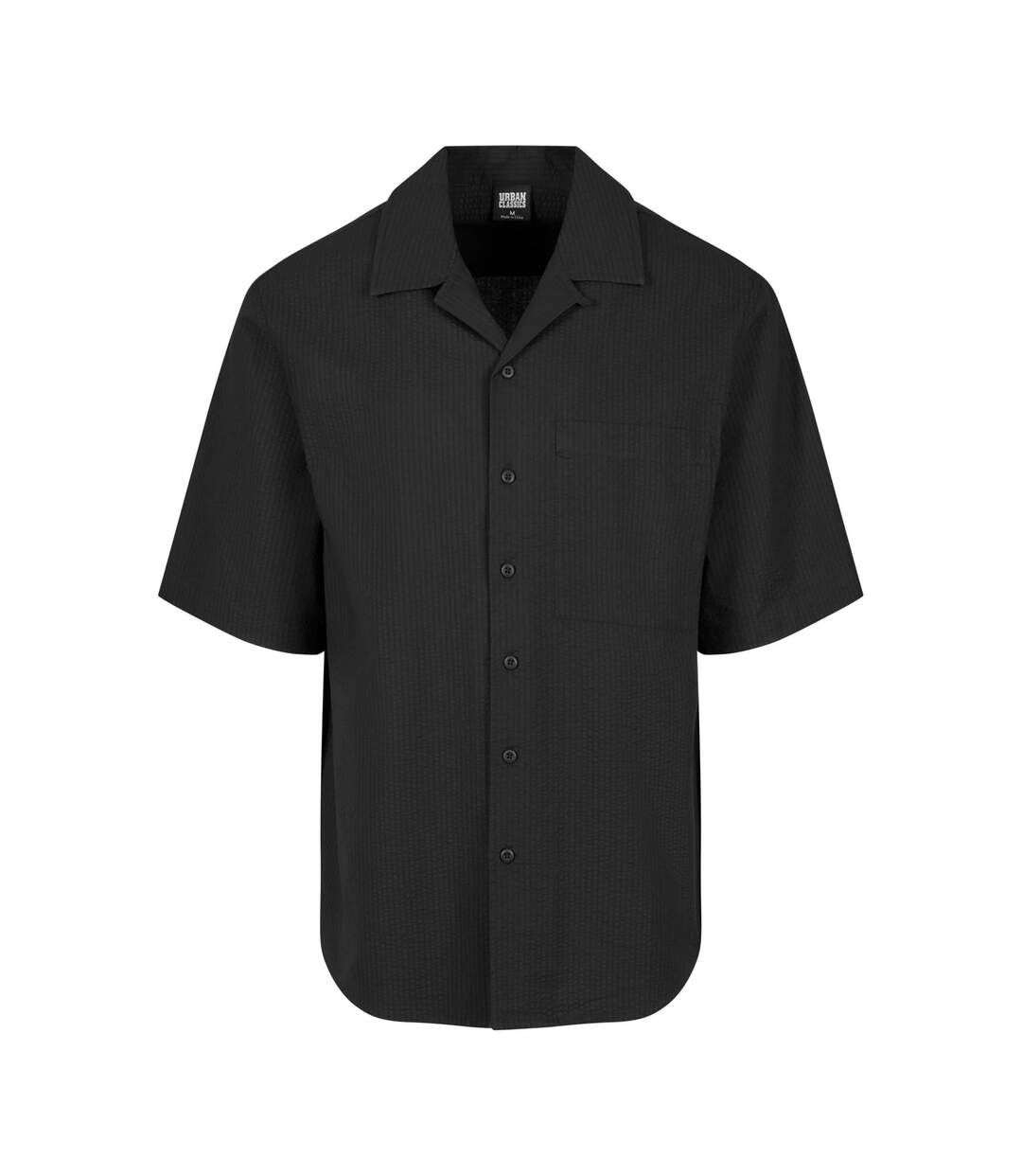 Chemise Manches Courtes Homme Noir Urban Classics-1