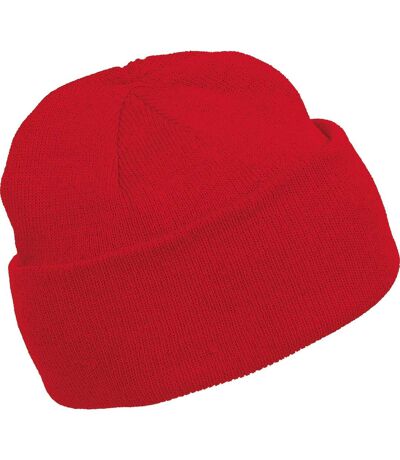 Bonnet tricoté adulte - KP031 - rouge