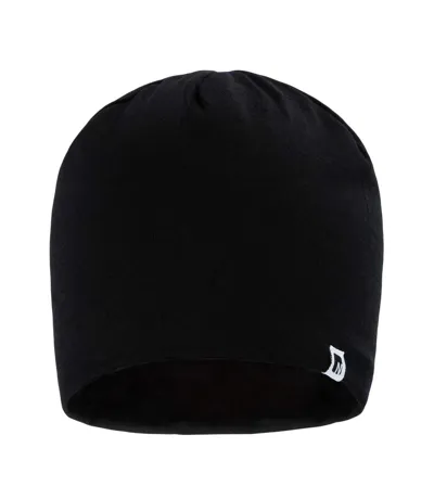 Unisex Adult Merino Wool Beanie Black Nevica