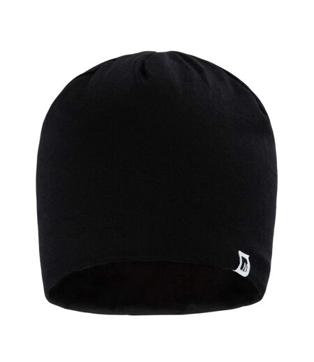 Unisex Adult Merino Wool Beanie Black Nevica