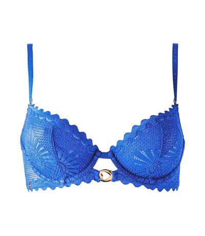 Soutien-gorge corbeille bleu Lison