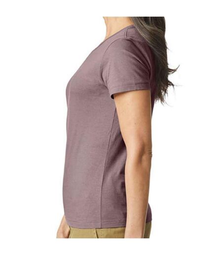 T-shirt softstyle femme taupe Gildan