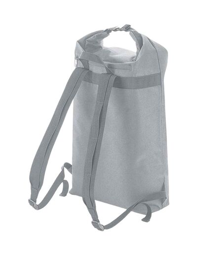 Icon Roll-top Backpack One Size Light Grey Bagbase