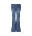 Womens/ladies Denim Bootcut Jeans Blue The Ragged Priest-3