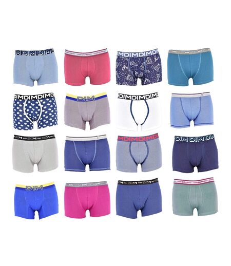 Boxer DIM Homme en coton stretch ultra Confort -Assortiment modèles photos selon arrivages- - Pack de 3