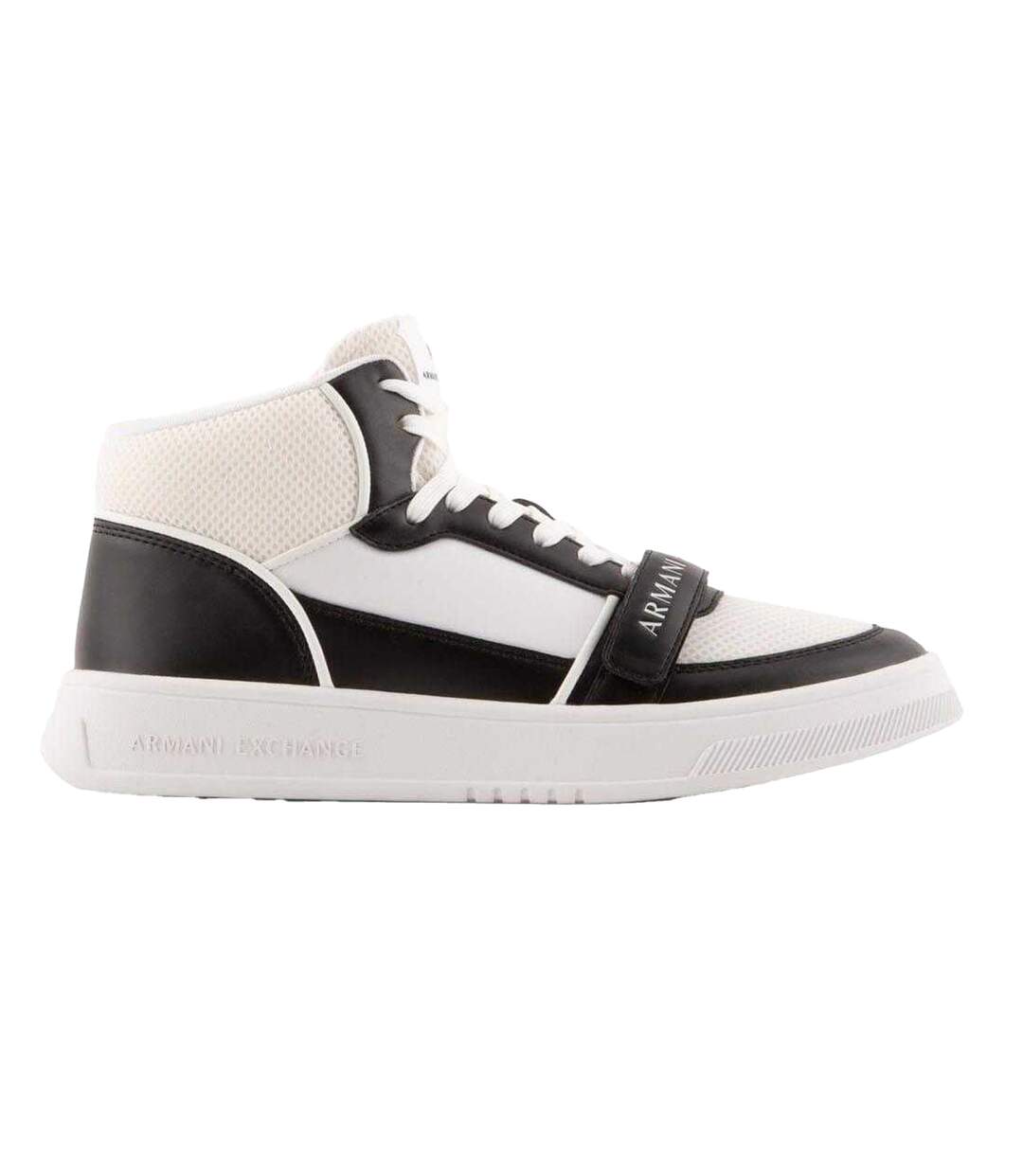 Baskets Homme Blanc Noir Armani Exchange-3