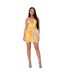Robe Courte Motif/style Imprimé Tourbillonnant Femme Orange Missy Empire-2