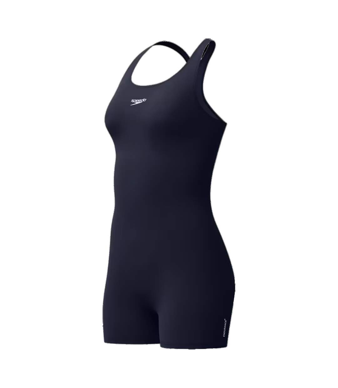 Maillot De Bain Shorty Uni Dos Nageur Femme Bleu Marine Speedo-2