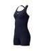 Maillot De Bain Shorty Uni Dos Nageur Femme Bleu Marine Speedo-2
