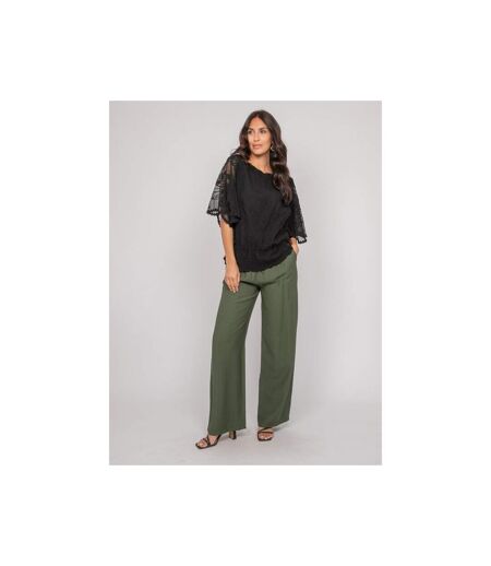 Top manches papillons broderie FLEURETTE - Dona X Lisa