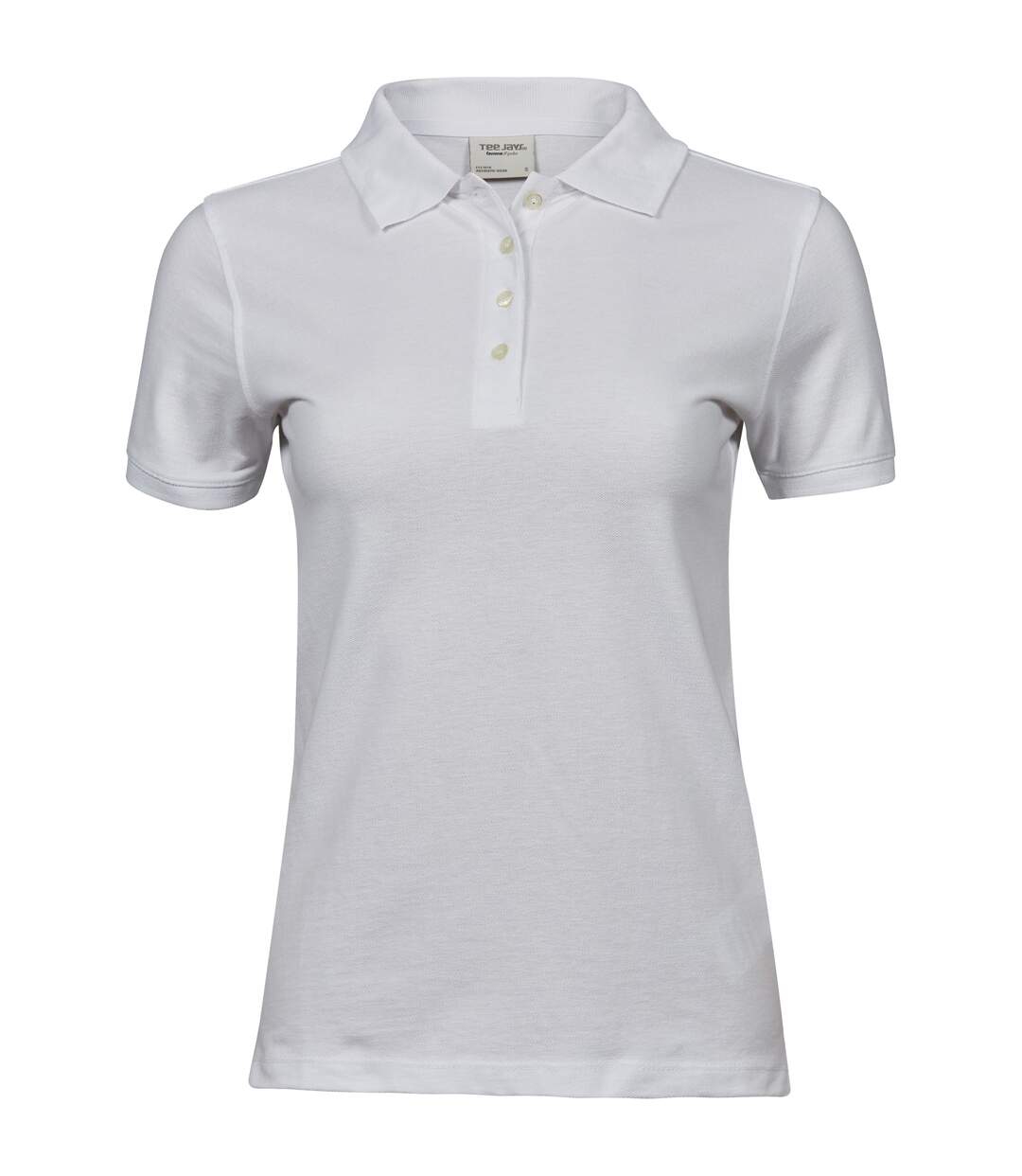 Polo femme blanc Tee Jays-1