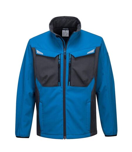 Portwest Mens WX3 Softshell Jacket (Persian Blue)