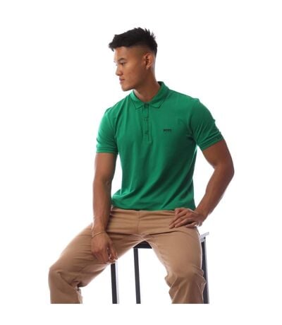 Polo Paule Homme Vert Boss