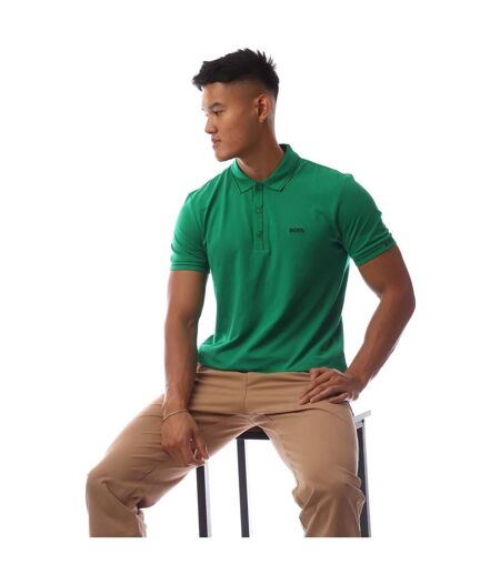 Polo Paule Homme Vert Boss