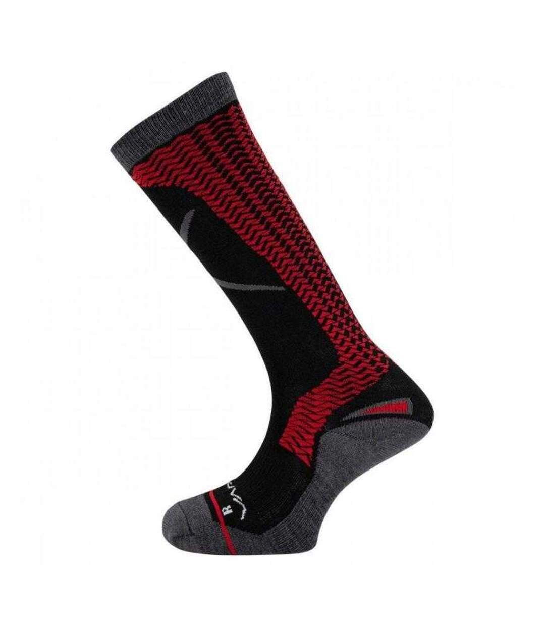 Chaussettes De Hockey Pro Vapor Adulte Noir Rouge Bauer-3