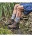 HJ Hall - Chaussettes Randonnée Homme Laine Anti-Ampoules Soutien Voûte-4
