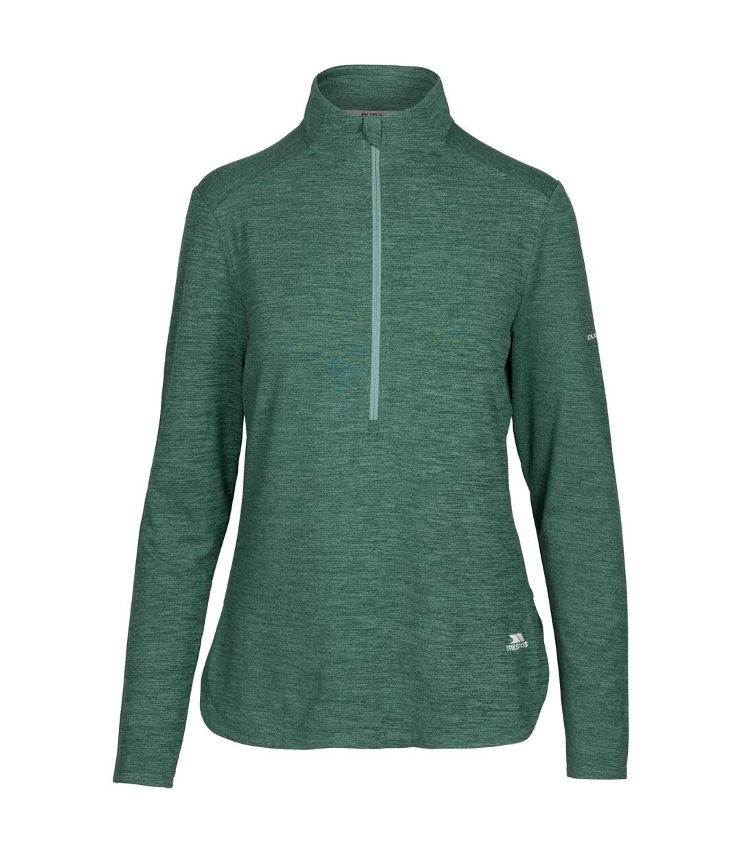 Haut de sport kansas femme vert sarcelle pâle chiné Trespass-1