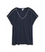T-Shirt marine femme vero moda jackie-1