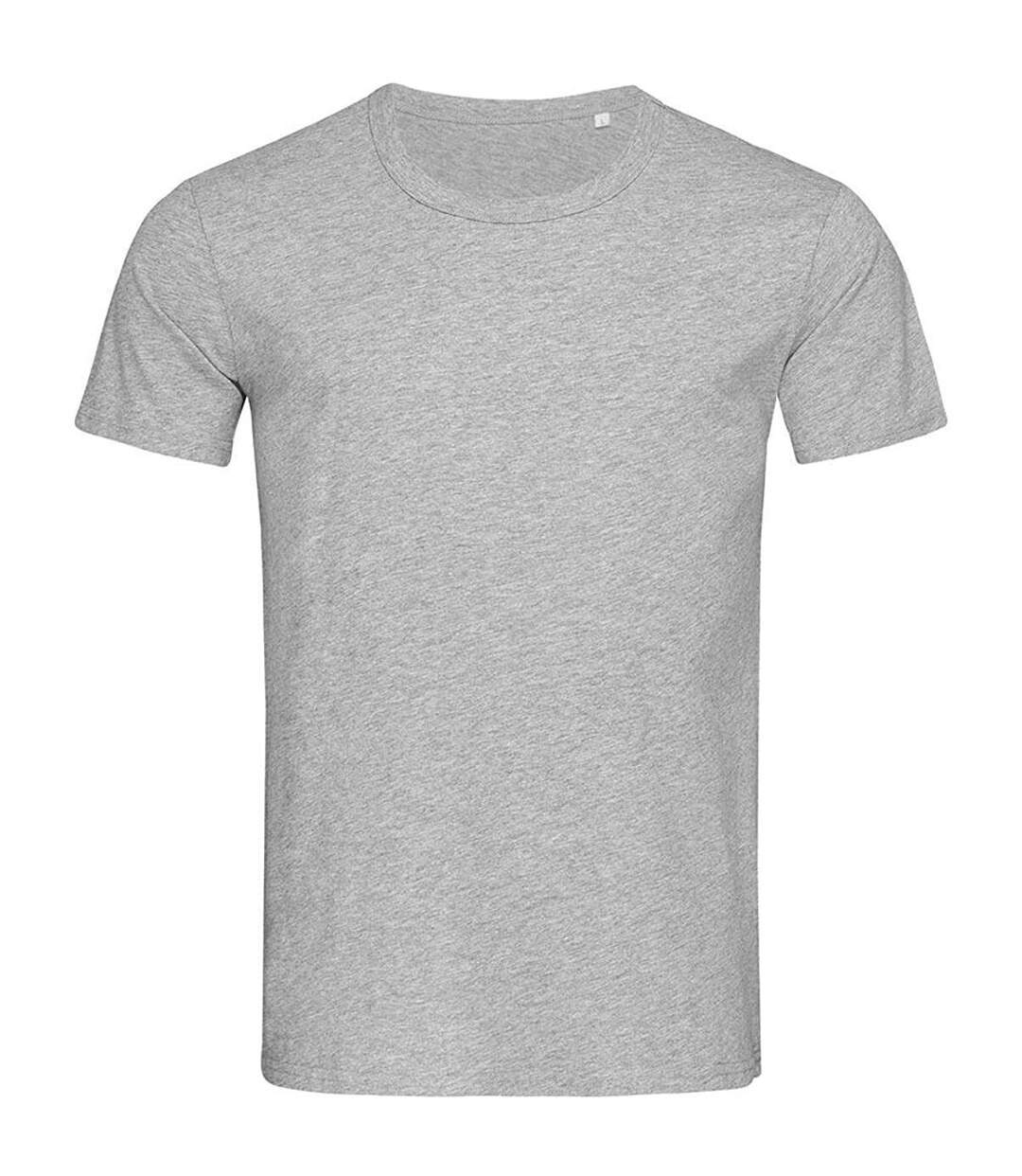 Stedman Mens Stars Ben Crew Neck Tee (Heather Gray)