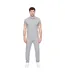 Mens Limatar Short-sleeved Polo Shirt Grey Duck And Cover-4