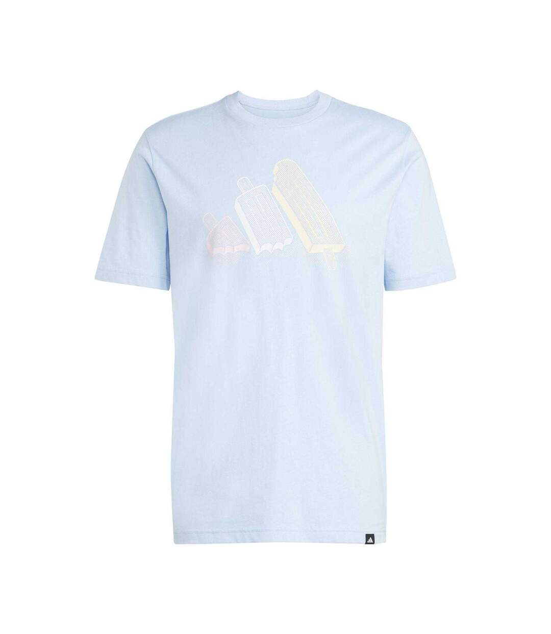 T-shirt Motif/style Glace Homme Brille Adidas-2