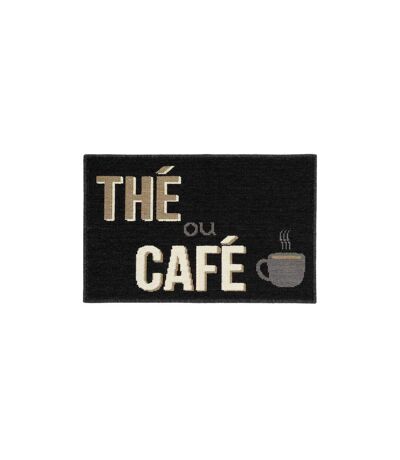 Tapis de Cuisine Breakfast 50x80cm Noir