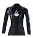 Combinaison De Plongée Intégrale Motif/style Imprimé Graphique Femme Noir Imprimé Aquasphere-4