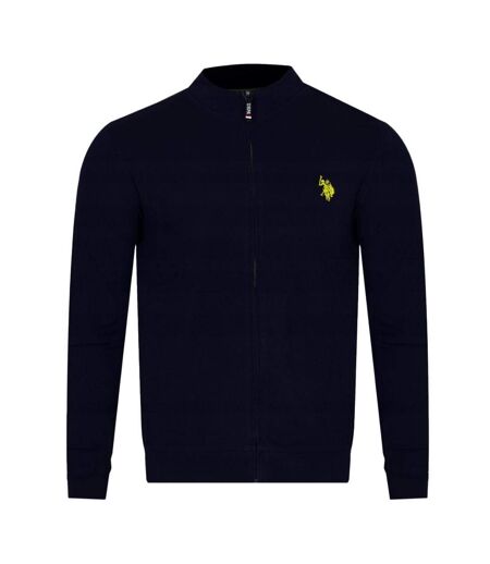 Veste zippée noir/jaune homme us polo assn ally - xxl