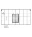 Support Mural 5 Crochets Design Filaire 60cm Noir-4