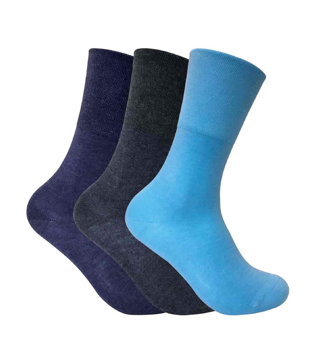 3 Paires Chaussettes Femme Thermiques Diabetiques-1