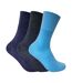 3 Paires Chaussettes Femme Thermiques Diabetiques-1