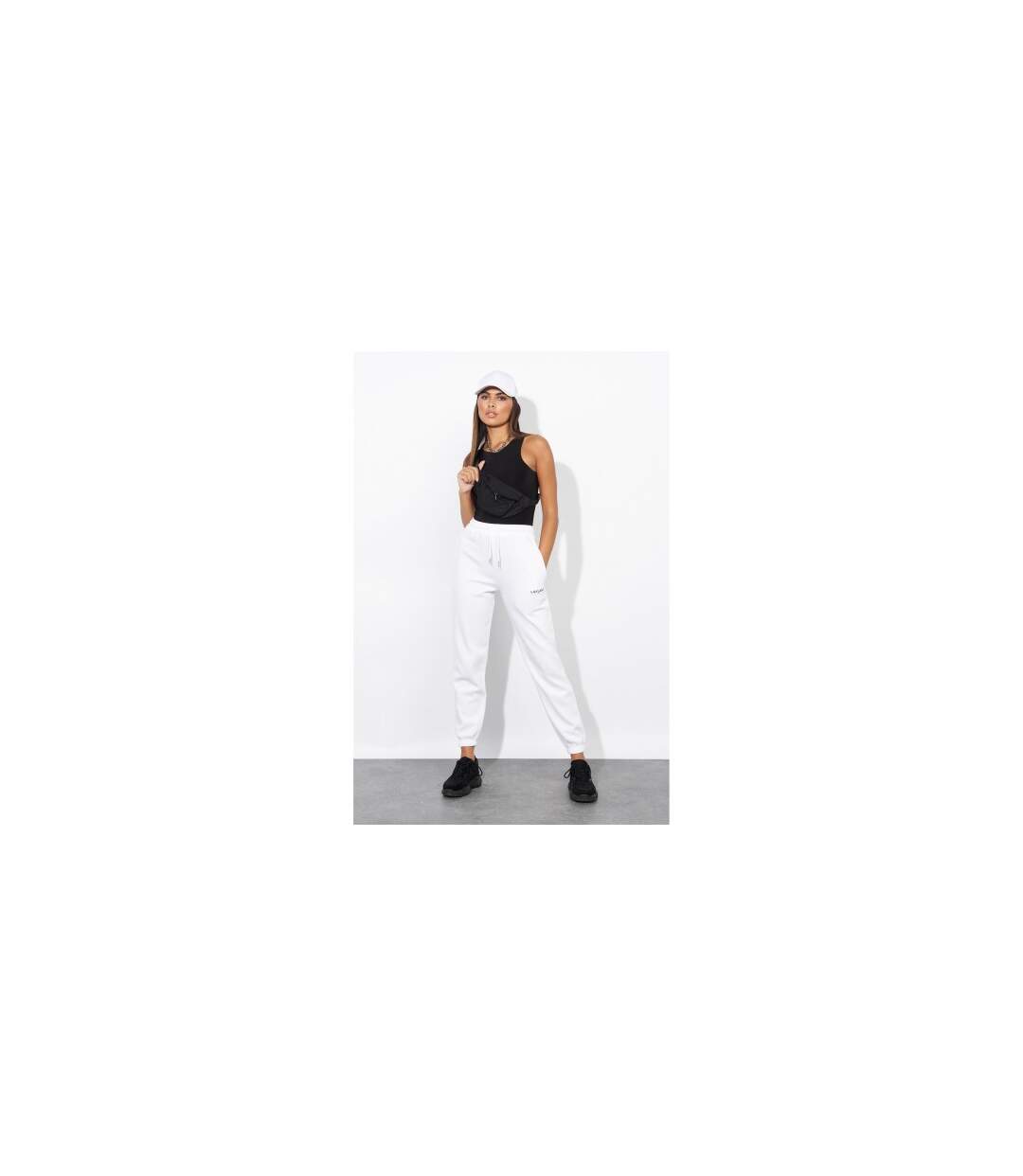 Pantalon De Jogging Daleyza Femme Blanc Lily Lane-1